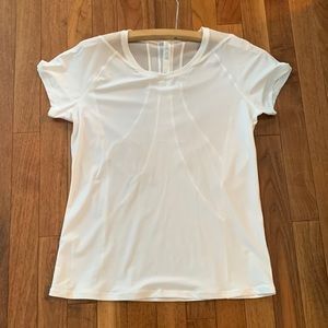 Lululemon top - short sleeve - white - size 4
